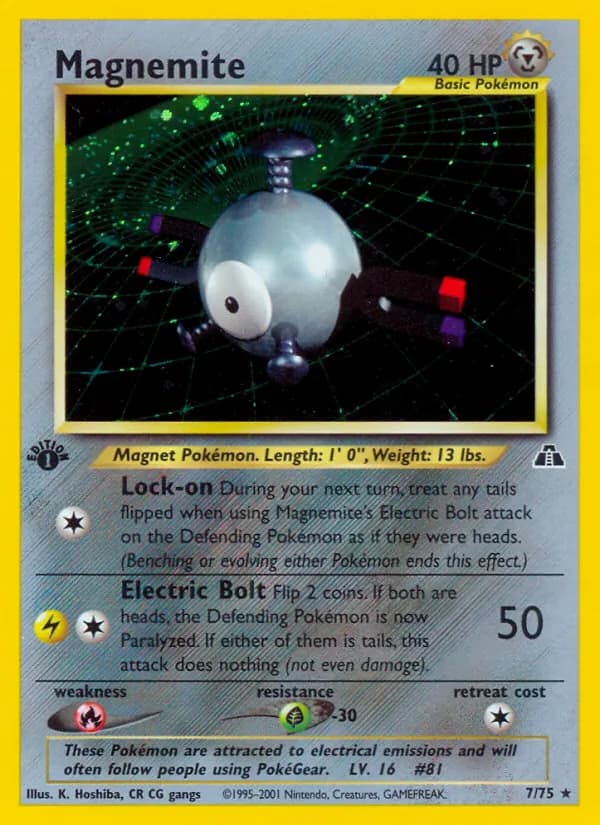 Magnemite — Neo Discovery, Rare