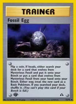 Fossil Egg — Neo Discovery — Uncommon