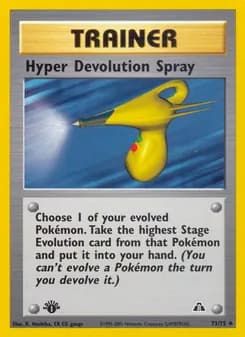 Hyper Devolution Spray — Neo Discovery — Uncommon
