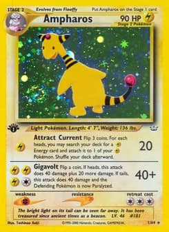 Ampharos — Neo Revelation — Rare