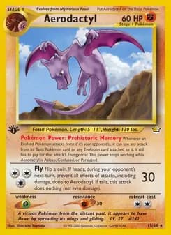 Aerodactyl — Neo Revelation — Rare
