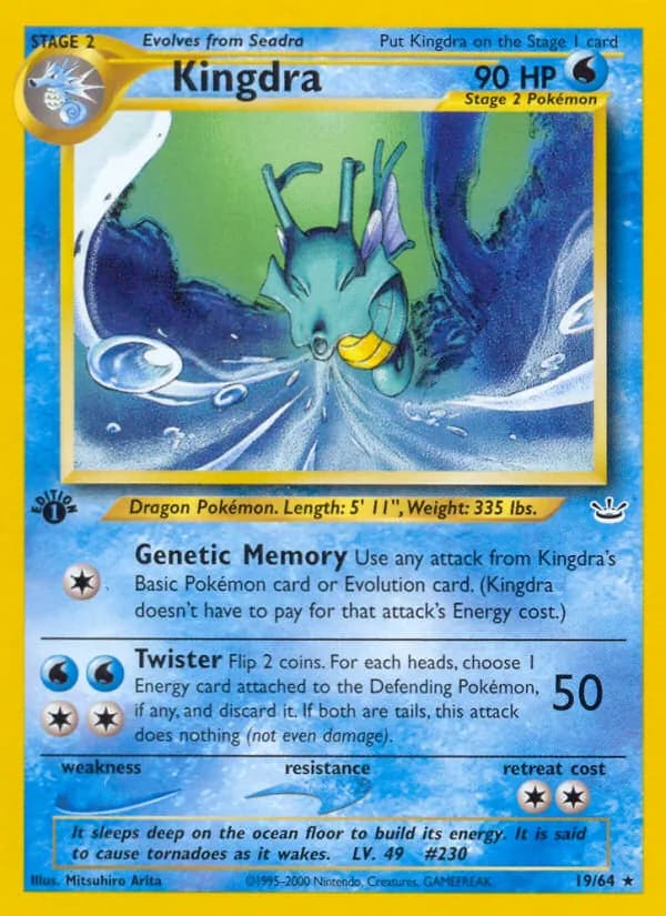 Kingdra — Neo Revelation, Rare