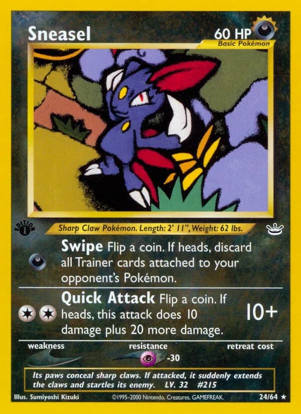 Sneasel — Neo Revelation, Rare