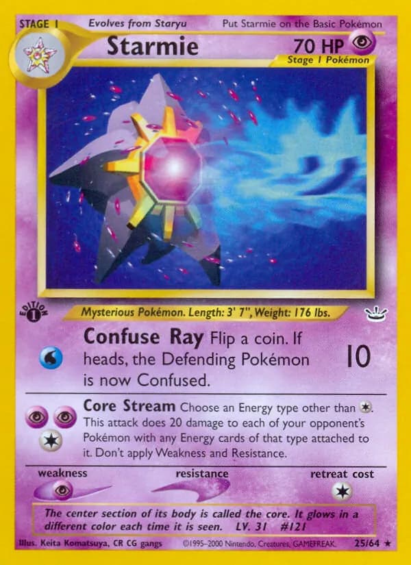 Starmie — Neo Revelation, Rare