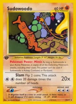 Sudowoodo — Neo Revelation — Rare