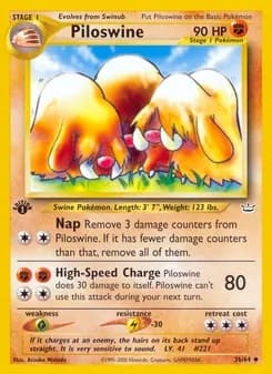 Piloswine — Neo Revelation — Uncommon