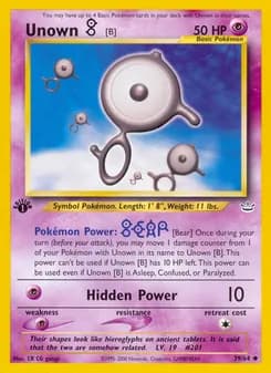 Unown [B] — Neo Revelation — Uncommon
