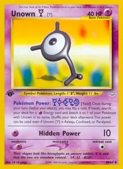 Unown [Y] — Neo Revelation — Uncommon