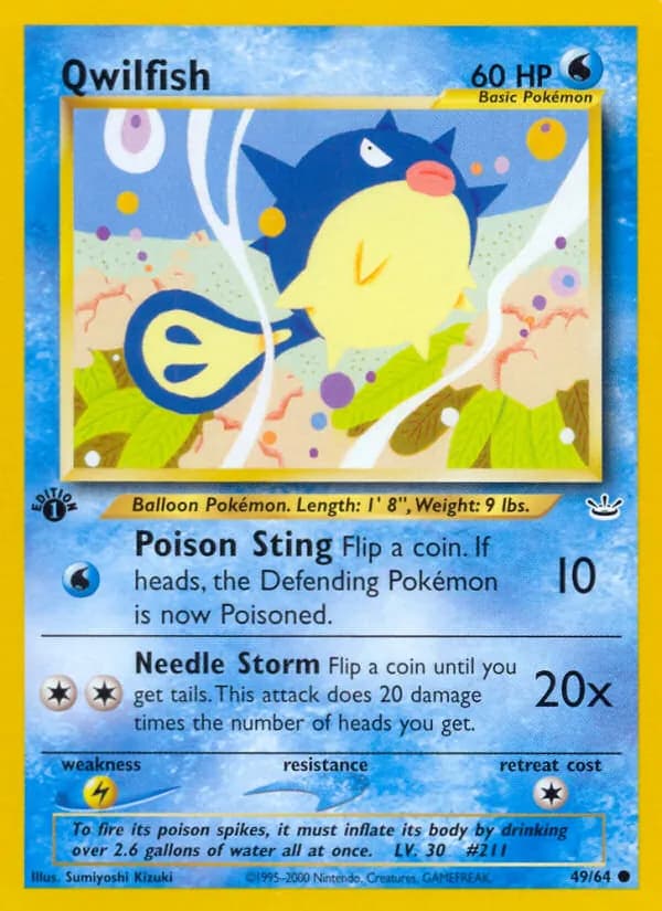 Qwilfish — Neo Revelation, Common