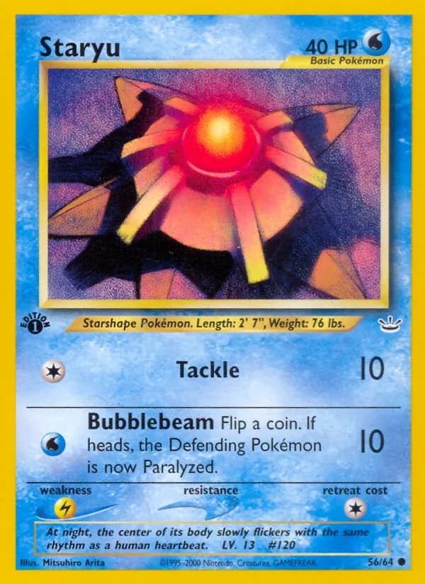 Staryu — Neo Revelation, Common