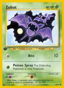 Zubat — Neo Revelation — Common