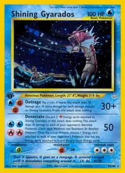 Shining Gyarados — Neo Revelation — Rare