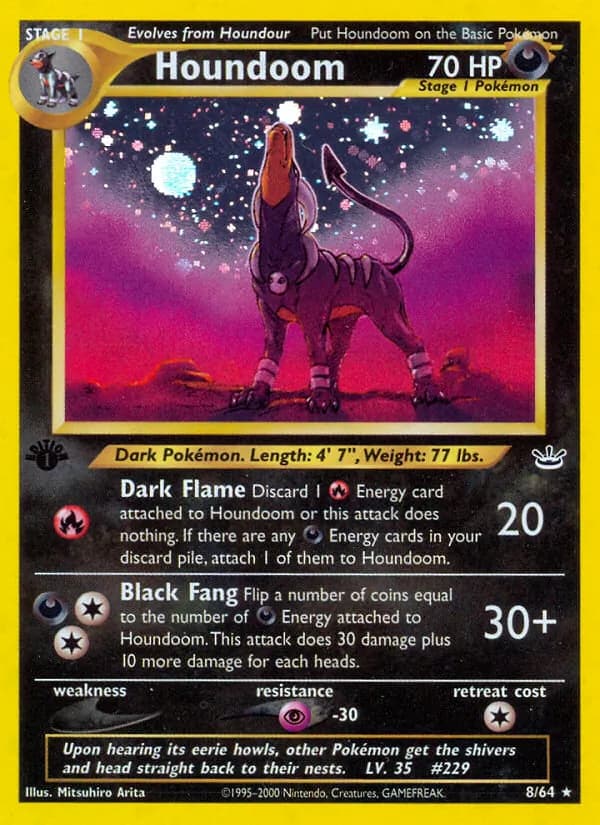 Houndoom — Neo Revelation, Rare