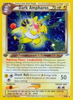 Dark Ampharos — Neo Destiny — Rare