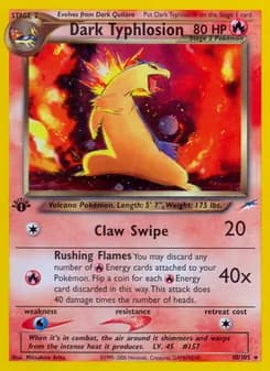 Dark Typhlosion — Neo Destiny — Rare