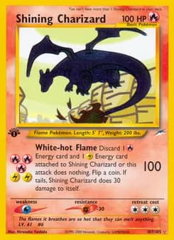 Shining Charizard — Neo Destiny — Rare