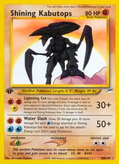 Shining Kabutops — Neo Destiny — Rare