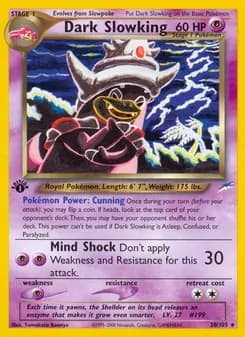 Dark Slowking — Neo Destiny — Rare