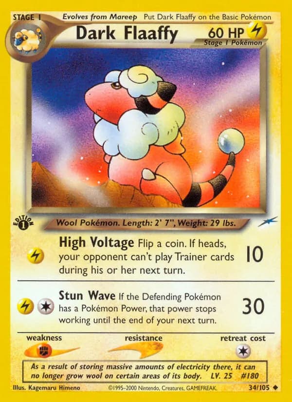 Dark Flaaffy — Neo Destiny, Uncommon