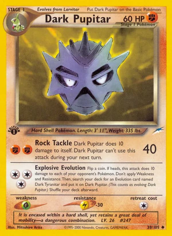Dark Pupitar — Neo Destiny, Uncommon