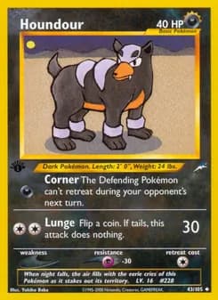 Houndour — Neo Destiny — Uncommon