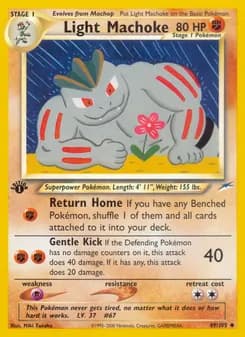 Light Machoke — Neo Destiny — Uncommon