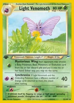 Light Venomoth — Neo Destiny — Uncommon