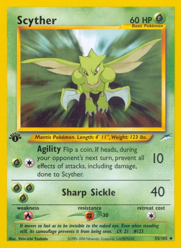 Scyther — Neo Destiny, Uncommon