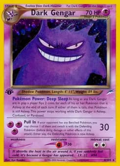 Dark Gengar — Neo Destiny — Rare