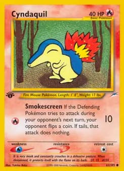 Cyndaquil — Neo Destiny — Common