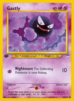 Gastly — Neo Destiny — Common