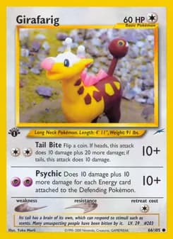 Girafarig — Neo Destiny — Common