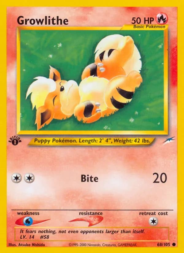 Growlithe — Neo Destiny, Common