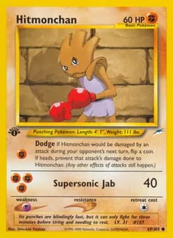 Hitmonchan — Neo Destiny — Common