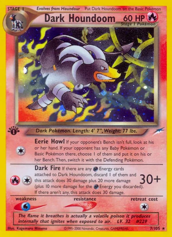Dark Houndoom — Neo Destiny, Rare
