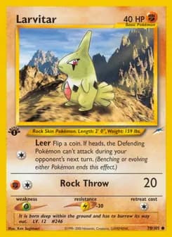 Larvitar — Neo Destiny — Common