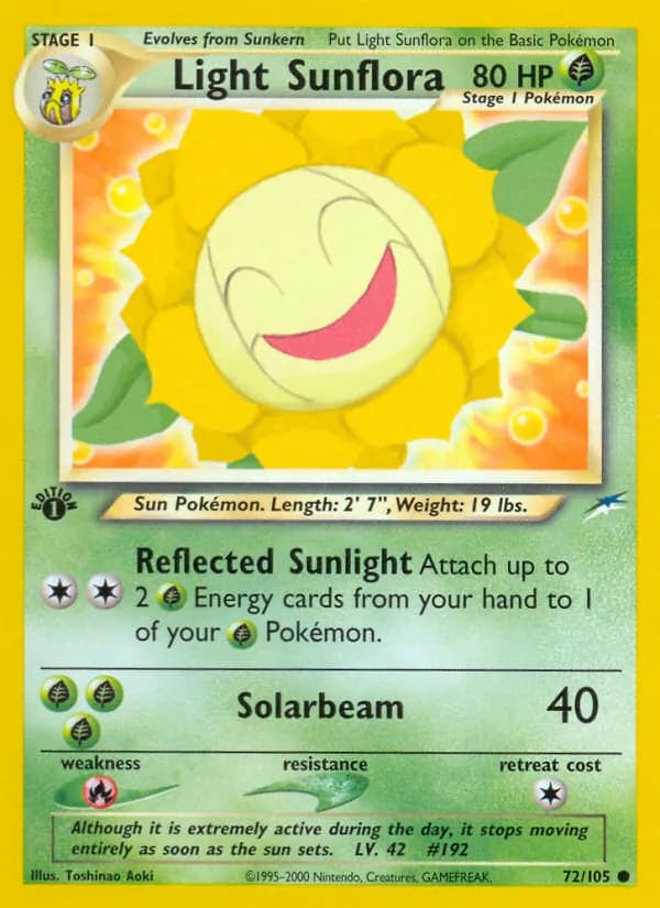 Light Sunflora — Neo Destiny, Common