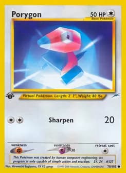 Porygon — Neo Destiny — Common