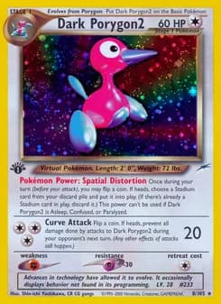 Dark Porygon2 — Neo Destiny — Rare