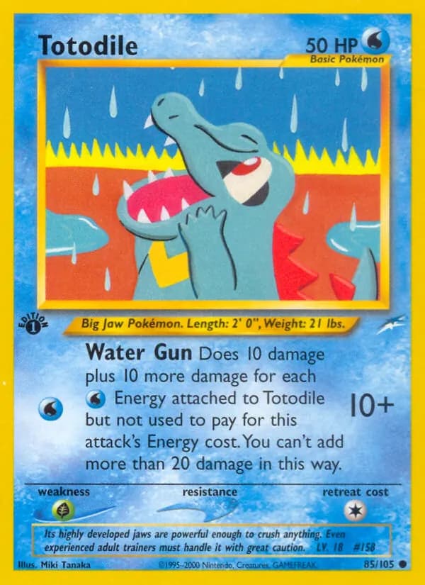 Totodile — Neo Destiny, Common