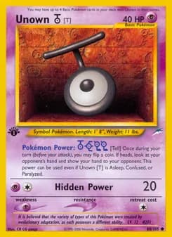 Unown [T] — Neo Destiny — Common