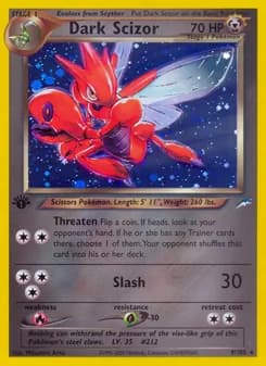 Dark Scizor — Neo Destiny — Rare