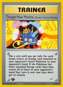 Thought Wave Machine (Rocket's Secret Machine) — Neo Destiny — Rare