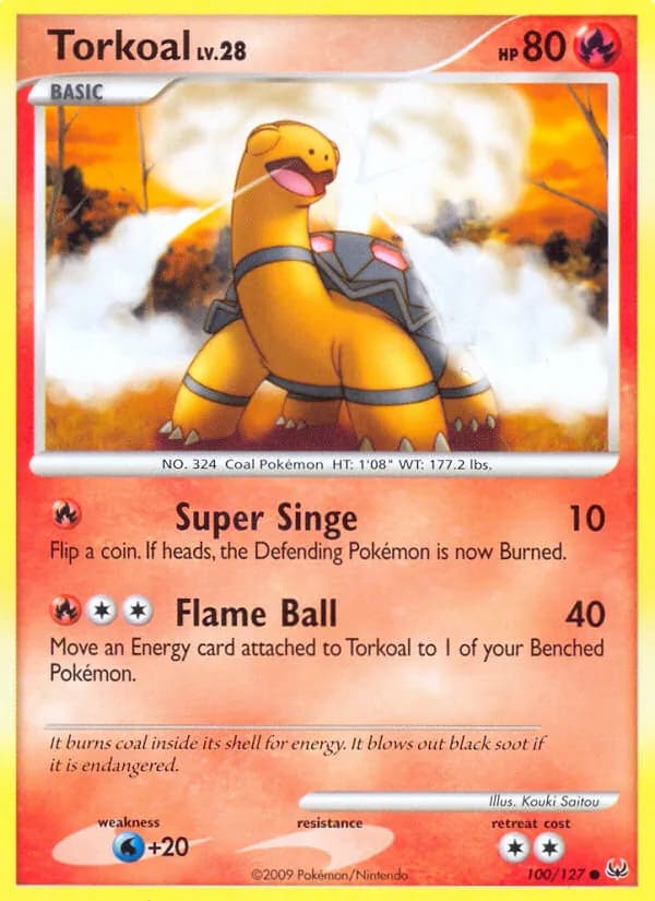 Torkoal — Platinum, Common