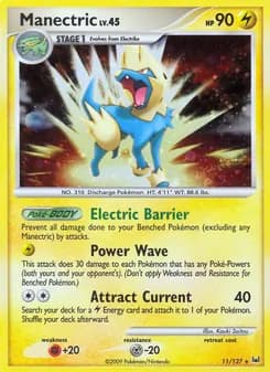 Manectric — Platinum — Rare Holo