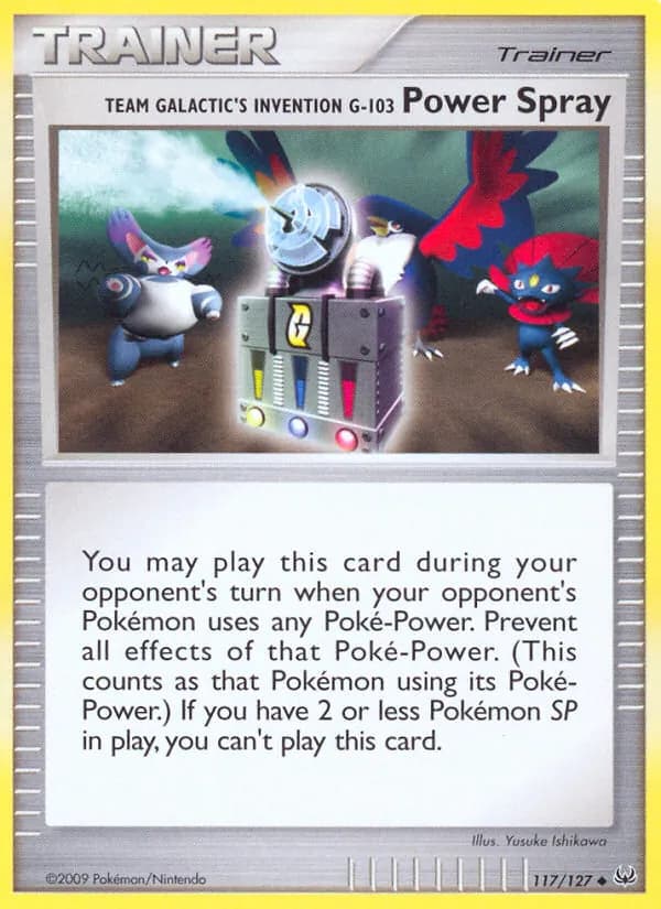 Team Galactic's Invention G-103 Power Spray — Platinum, Uncommon