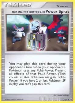 Team Galactic's Invention G-103 Power Spray — Platinum — Uncommon