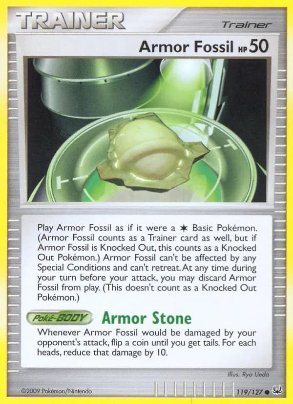 Armor Fossil — Platinum, Common