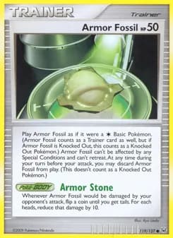 Armor Fossil — Platinum — Common