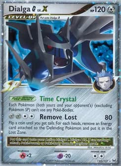 Dialga G — Platinum — Rare Holo LV.X